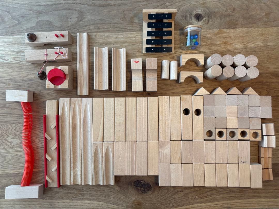 かおる様　【HABA クーゲルバーン 】 木製積み木　89ピース