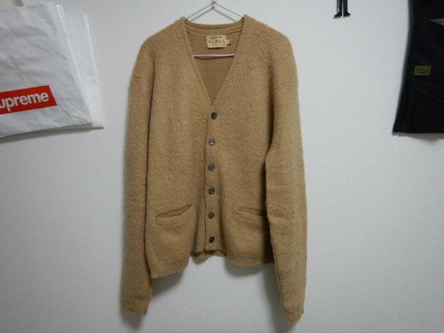ビンテージ モヘア カーディガン ARROW XL USA 60S CAMPUS