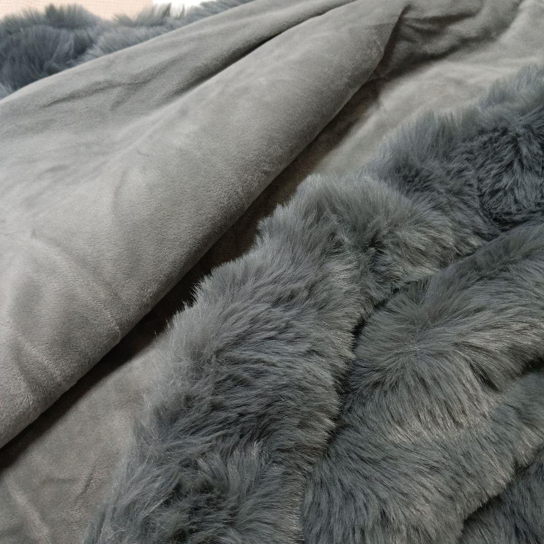 COZY WAVE-G1 ふわとろ電気毛布 グレー Lサイズ