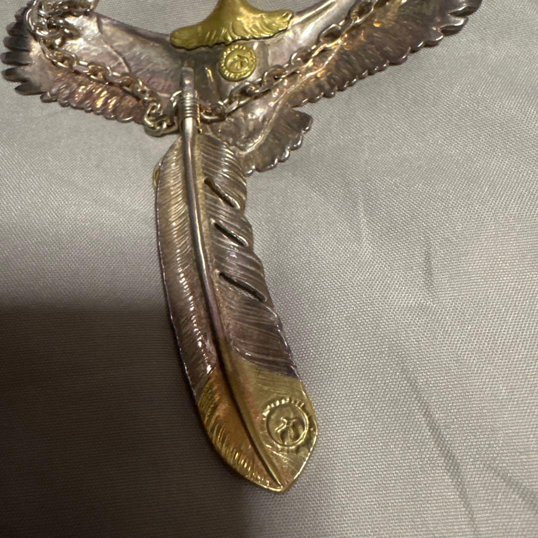 イーグル　フェザー　ネックレス　925 インディアン　ナバホ