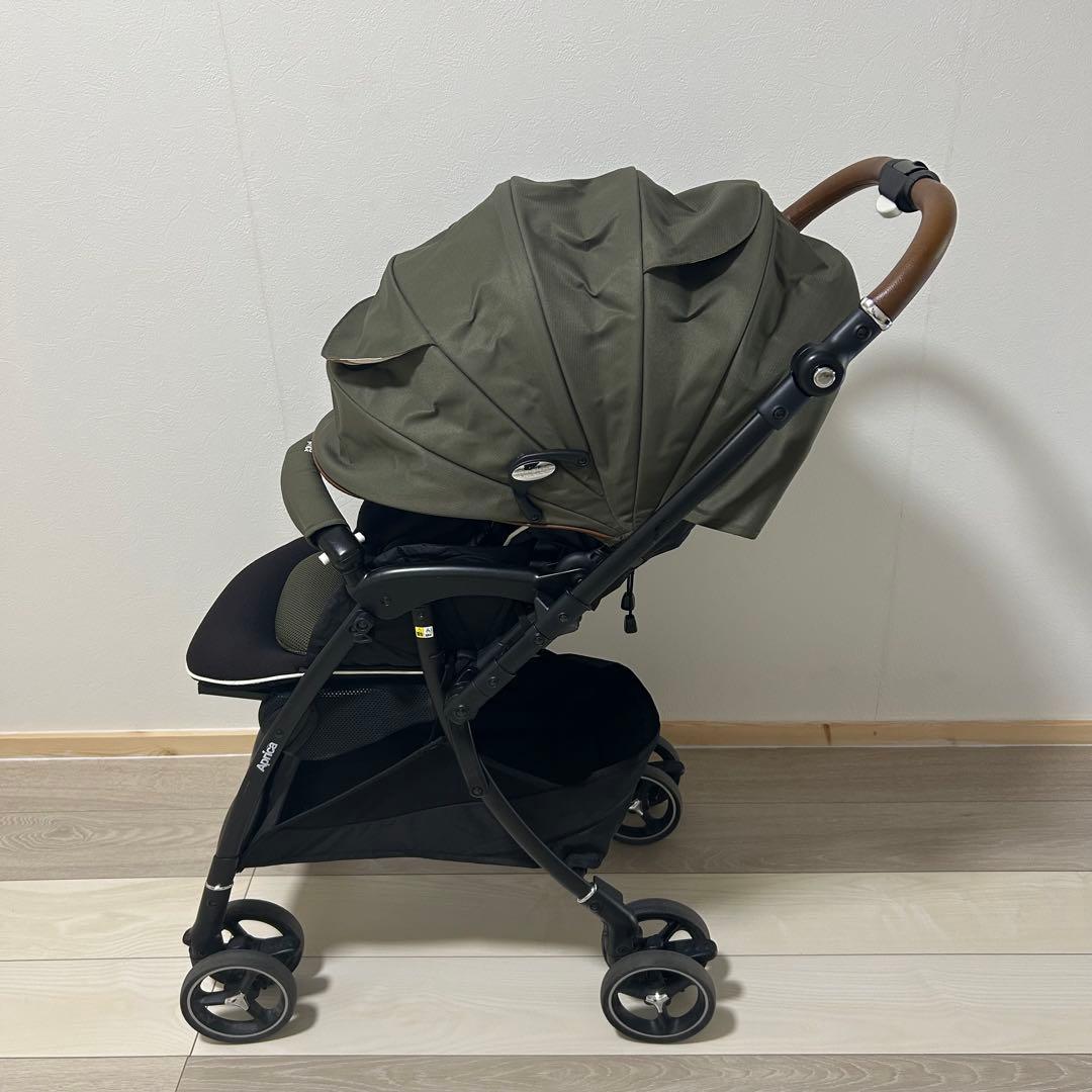 Aprica/アップリカ/ラクーナビッテクッション/レザーハンドル/ベビーカー