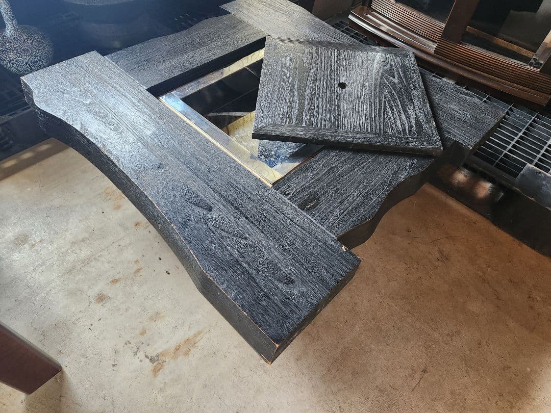 フタ付き囲炉裏テーブル　　昭和レトロアンティークヴィンテージ古道具古民家古民具