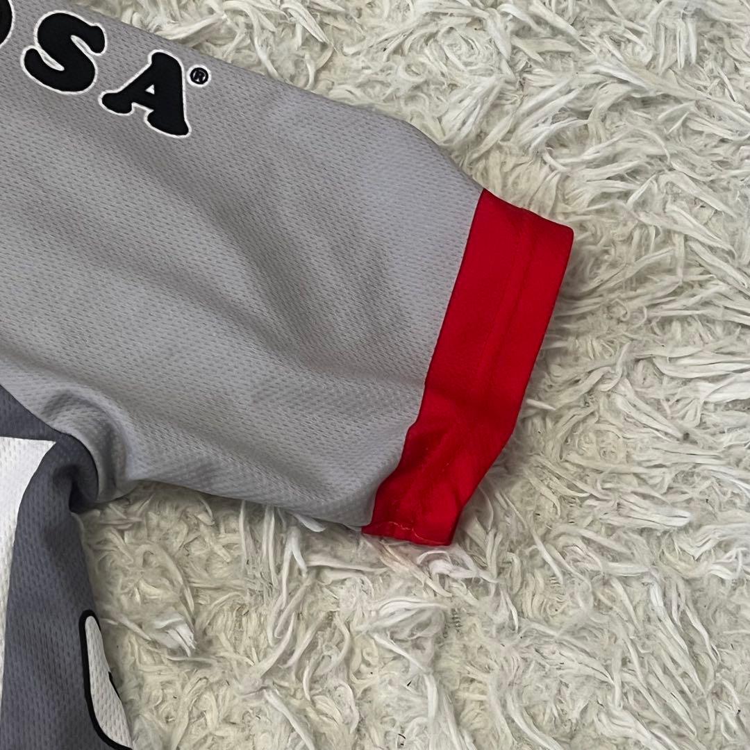 DE ROSA サイクルジャージ ホワイト/グレー/レッド