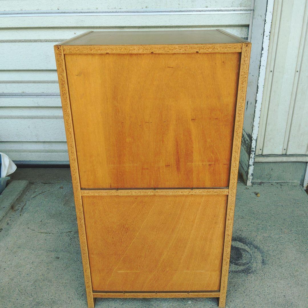 60s? レコードケース ヴィンテージ キャビネット レトロ LP LD