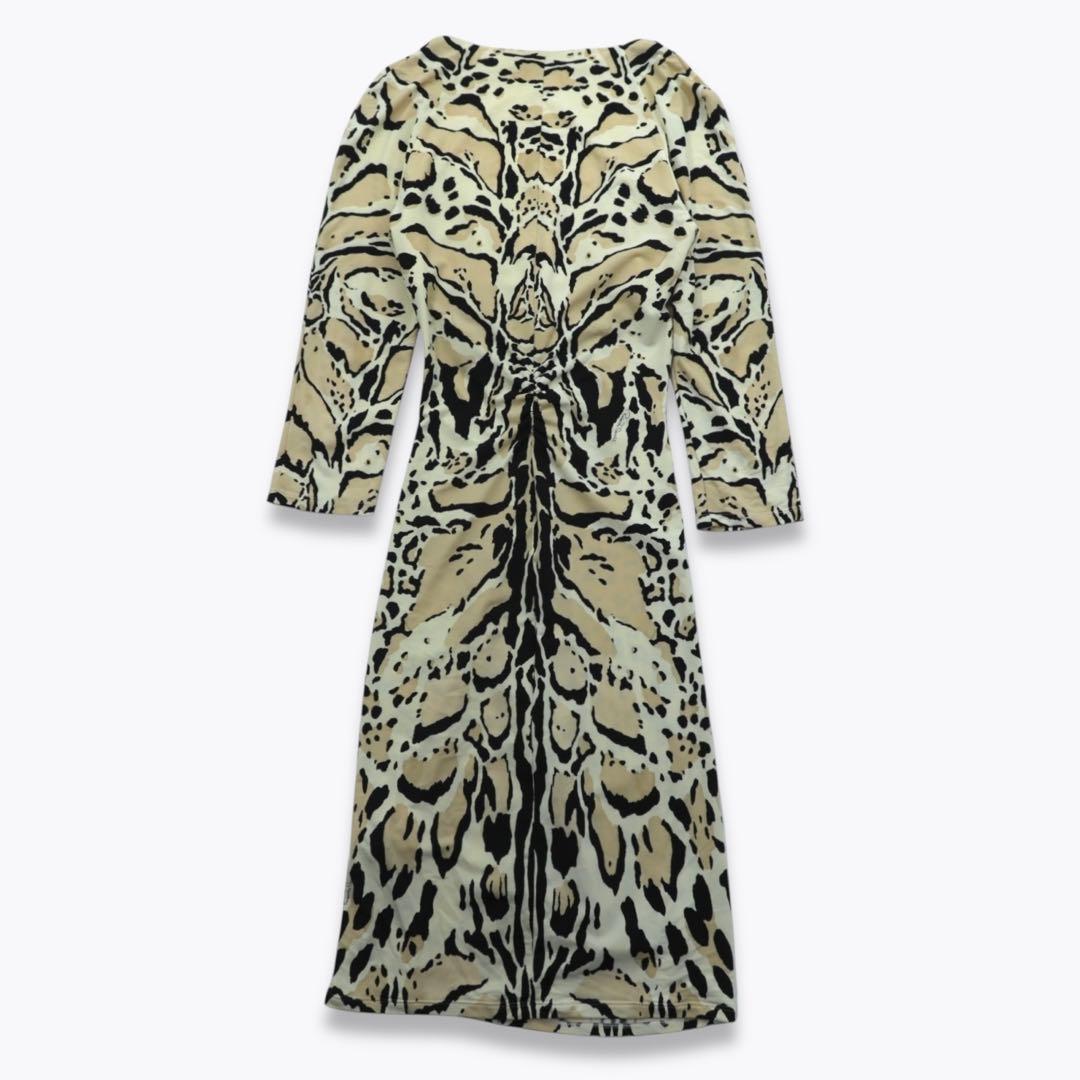ワンピース Roberto Cavalli leopard print dress