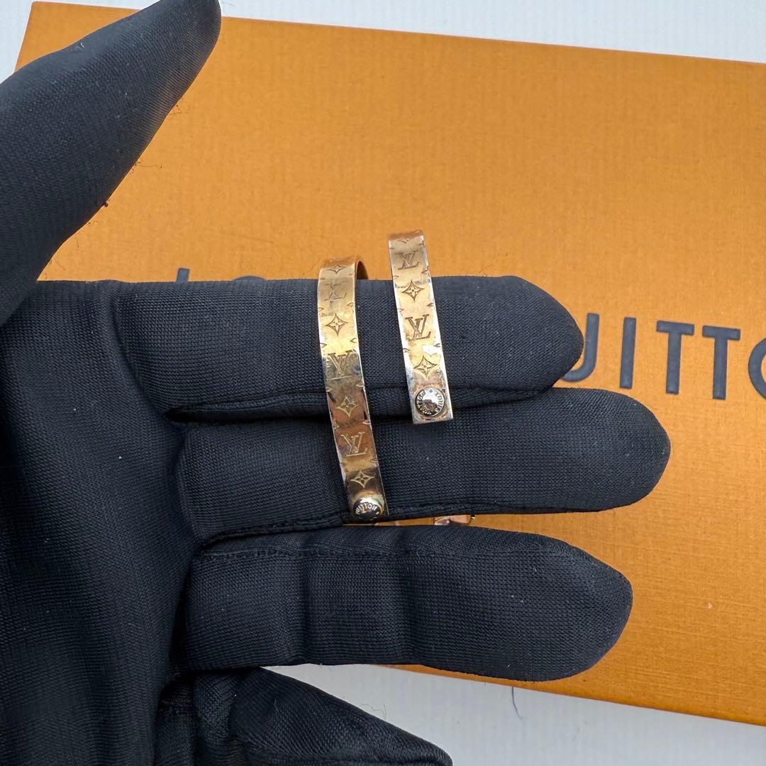 訳あり　ルイヴィトン　ナノグラム　ワープ　ピアス