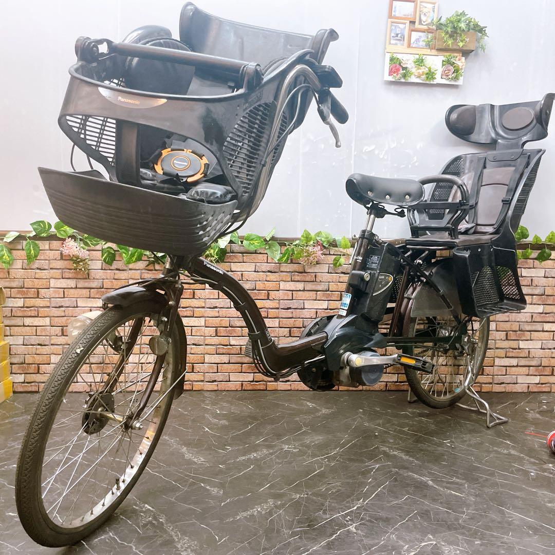 【20】子供乗せ電動自転車 Panasonic Gyutto mini ブラウン