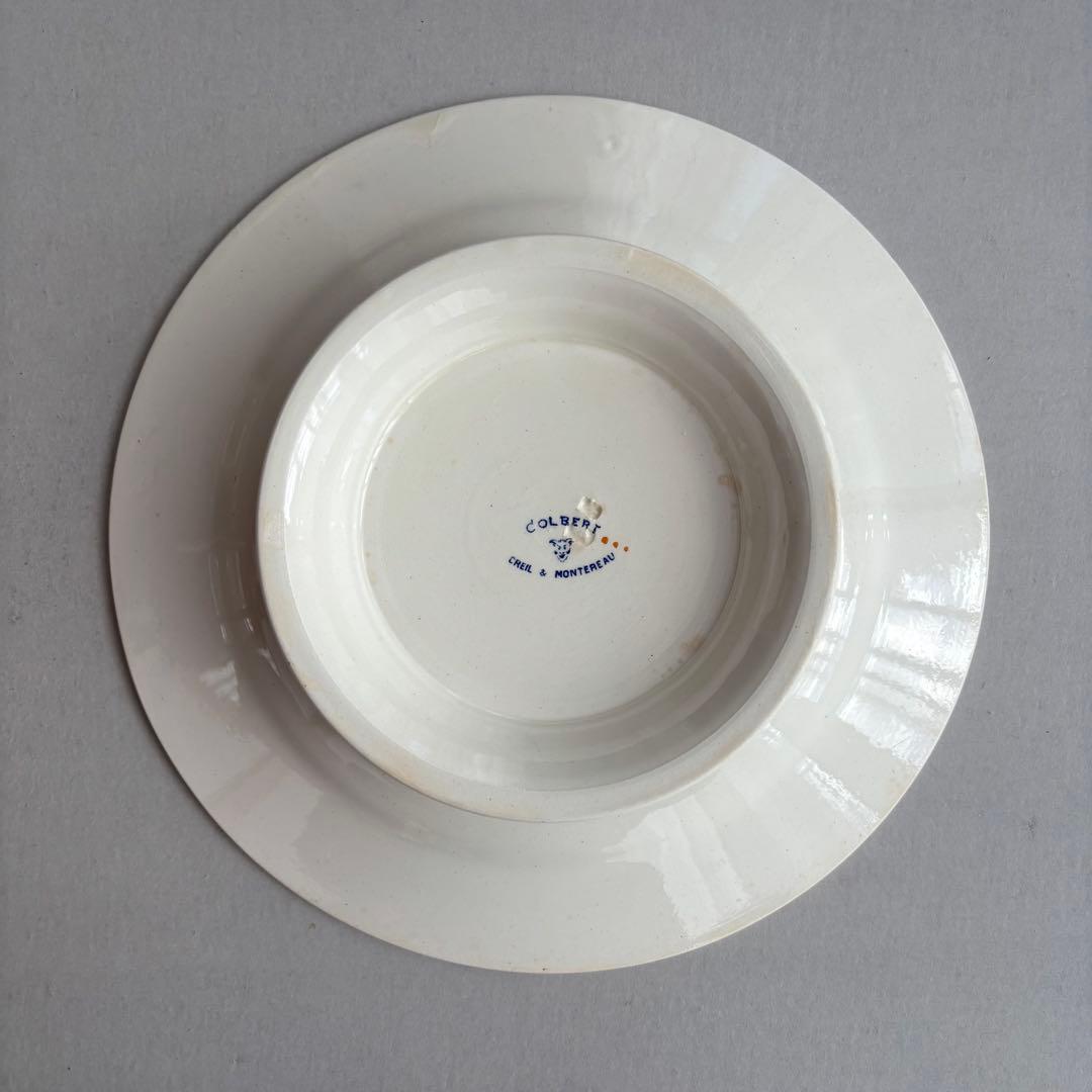 フランスアンティーク クレイユエモントロー COLBERT コンポティエ