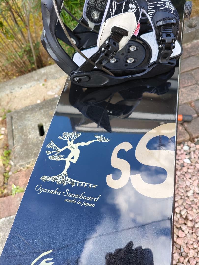 ogasaka SS157＋FLOW FIVEスノーボードビンディングセット