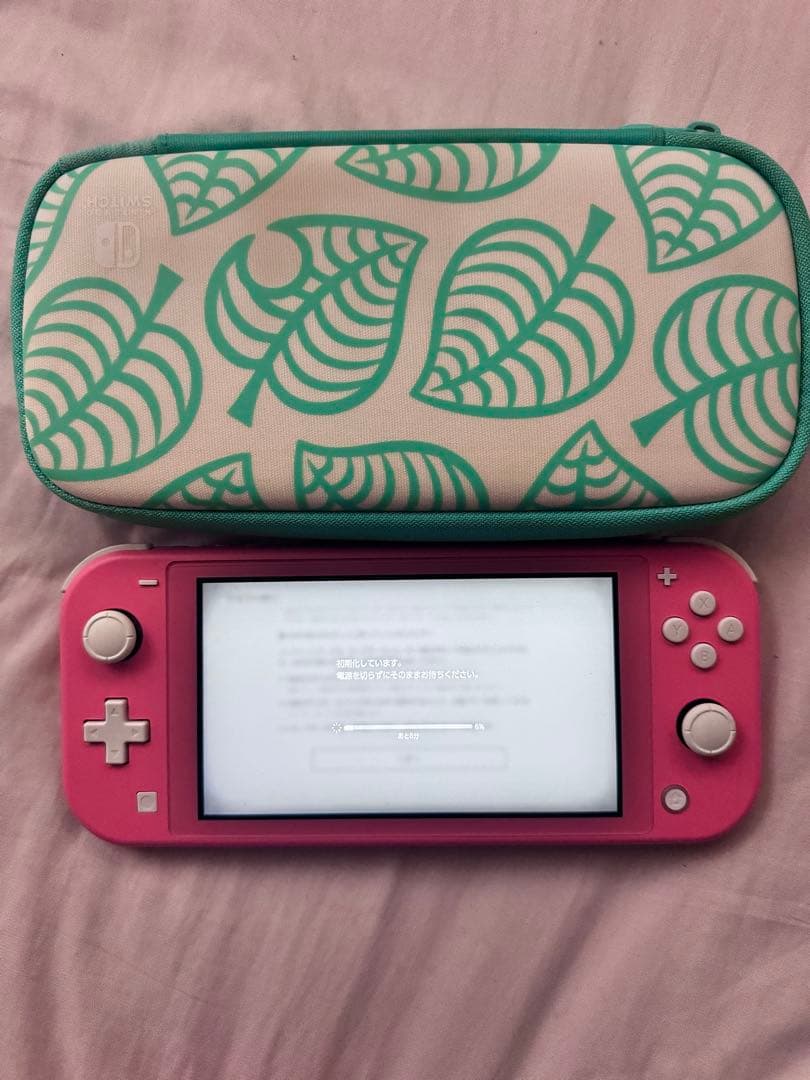 Nintendo Switch Lite コーラルピンク 専用ポーチ付