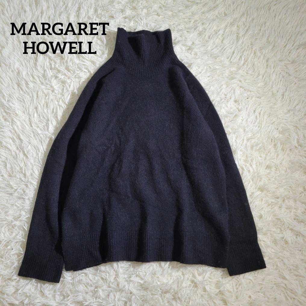 マーガレットハウエル　ニット　カシミヤ　ウール　ハイネック　タートルネック　M