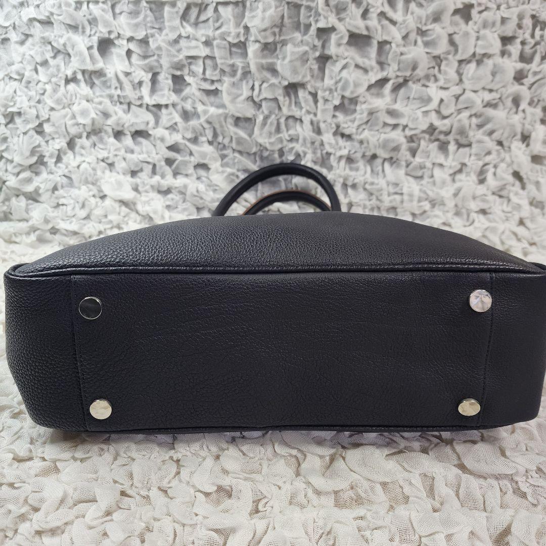 ルイ美品 イタダキ シュランケンカーフ ボニー レザー トートバッグ