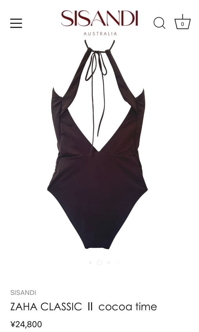 SISANDI ZAHA CLASSIC II cocoa time サイズ2