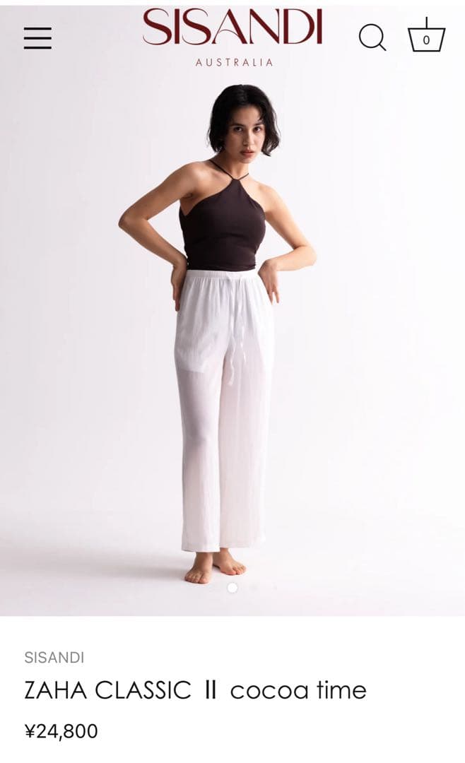 SISANDI ZAHA CLASSIC II cocoa time サイズ2