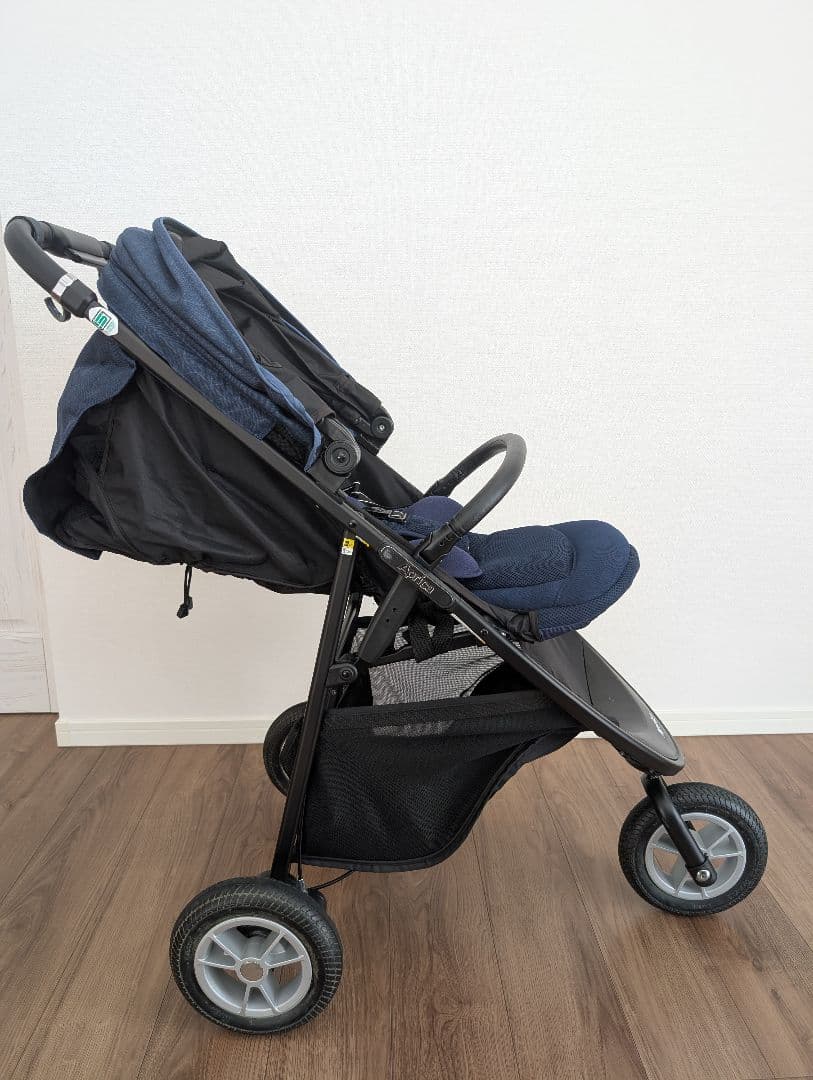 Aprica アップリカ ベビーカー スムーヴプレミアム ブルーデニム 三輪