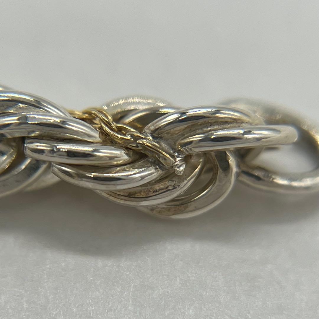 ティファニー TIFFANY ツイストロープ ネックレス コンビ 希少 ロング