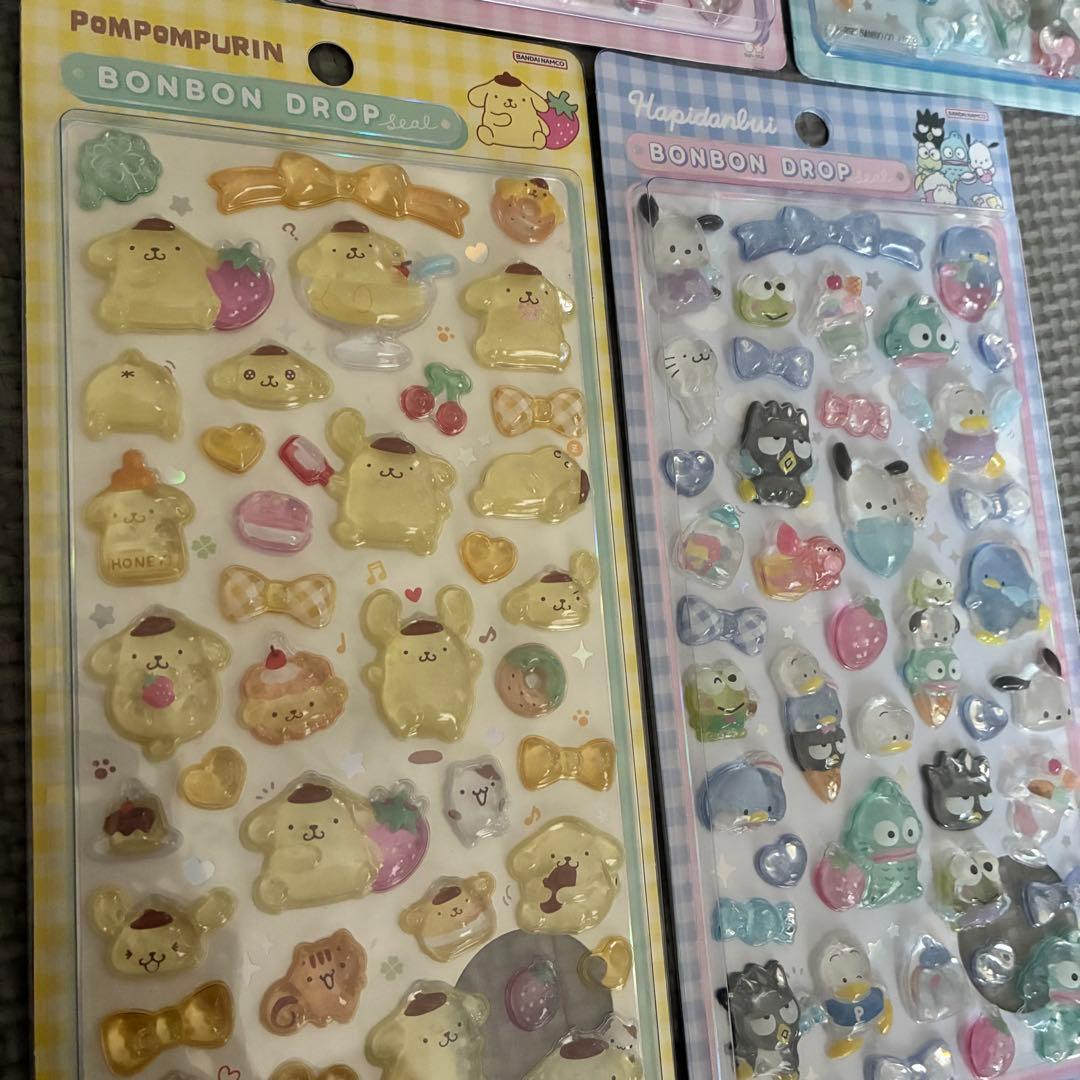 正規品！サンリオボンボンドロップシール5枚セット