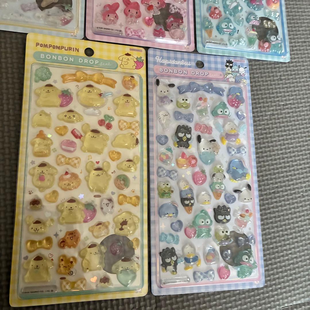 正規品！サンリオボンボンドロップシール5枚セット