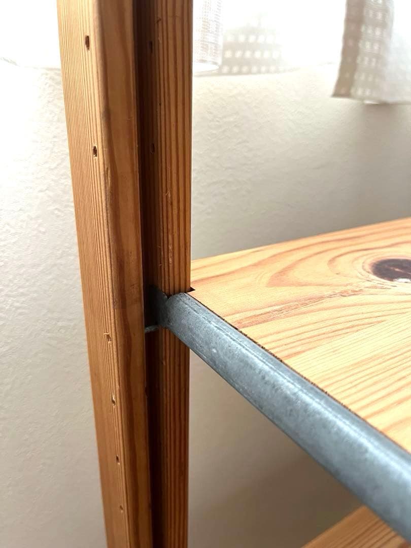 無印良品　パイン材ユニットシェルフ　ユニット棚　ラック　棚板3枚　旧型　廃盤品