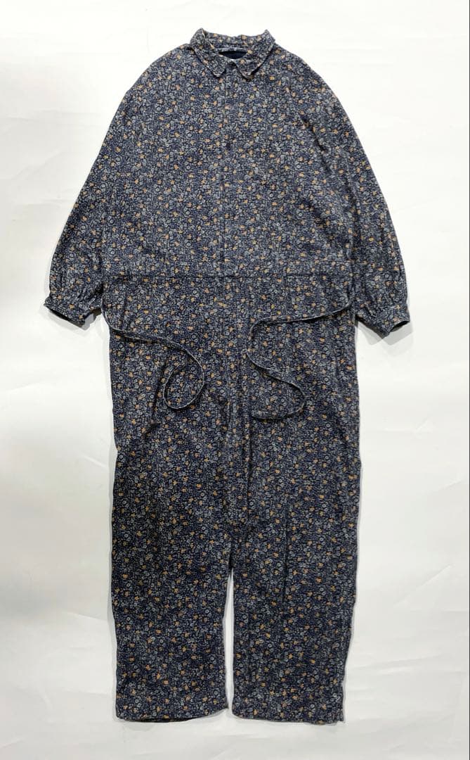 SOIL（ソイル）| コーデュロイ小花柄オーバーオール