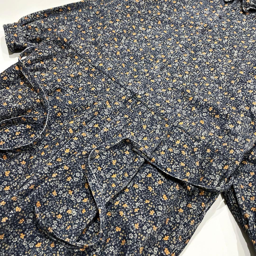 SOIL（ソイル）| コーデュロイ小花柄オーバーオール