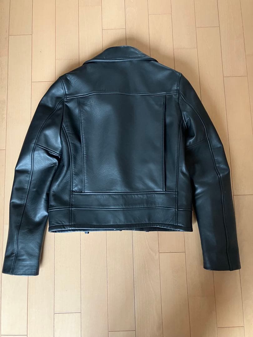 アッパーハイツ　レザージャケット　ラムレザー　羊革　ダブルライダースジャケット