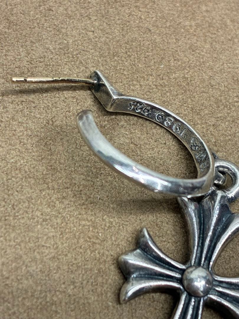 CHROME HEARTS クロムハーツ タイニーCH ピアス 925 14K