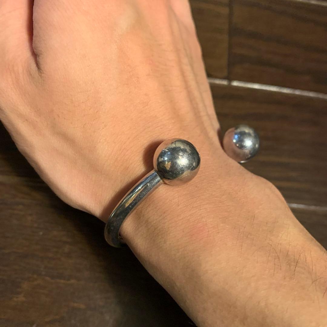 UK イギリス　60s　ヴィンテージ　バングル　925 k8 ブレスレット