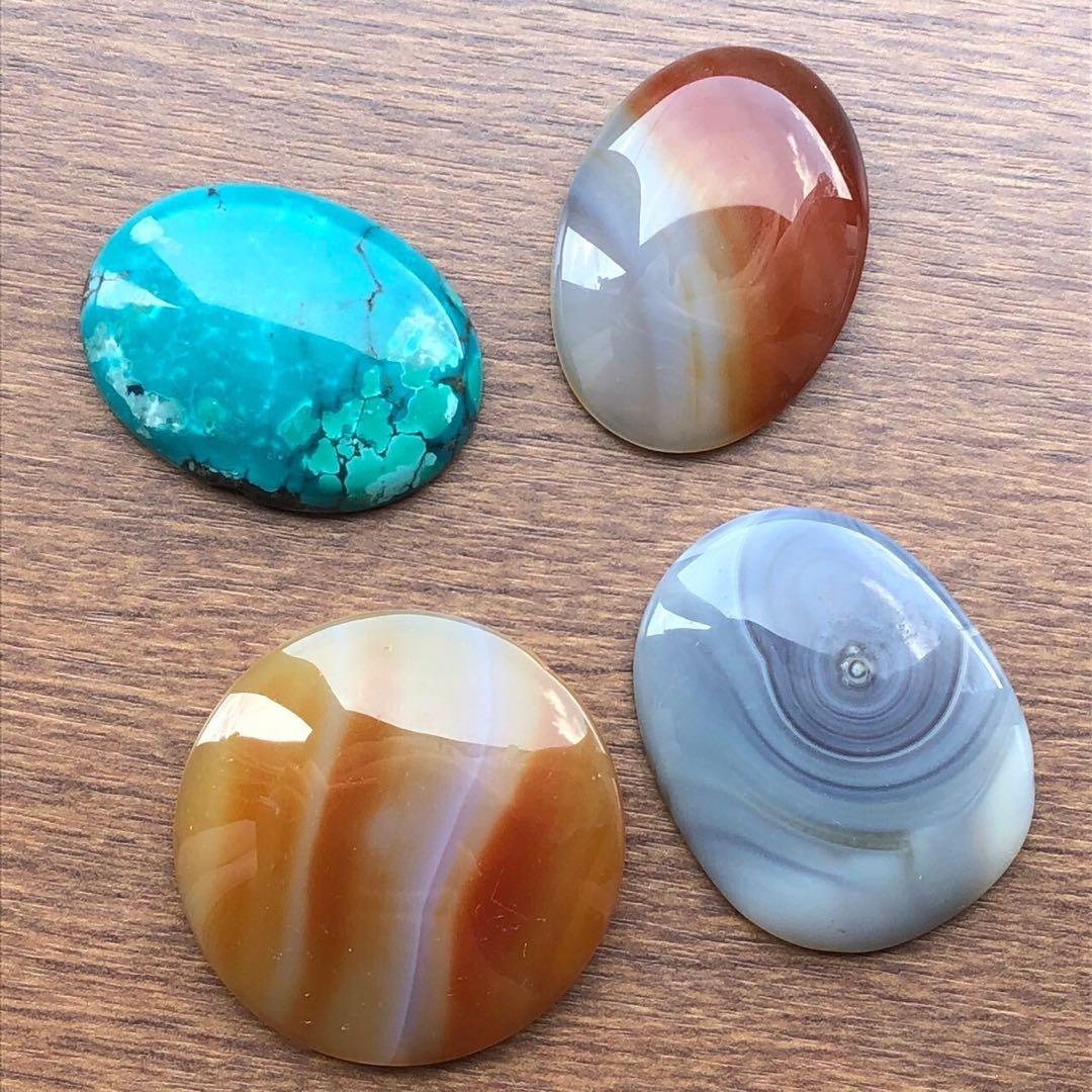 天然石 パワーストーン 訳あり大振り宝石裸石カボションルース外し石セット