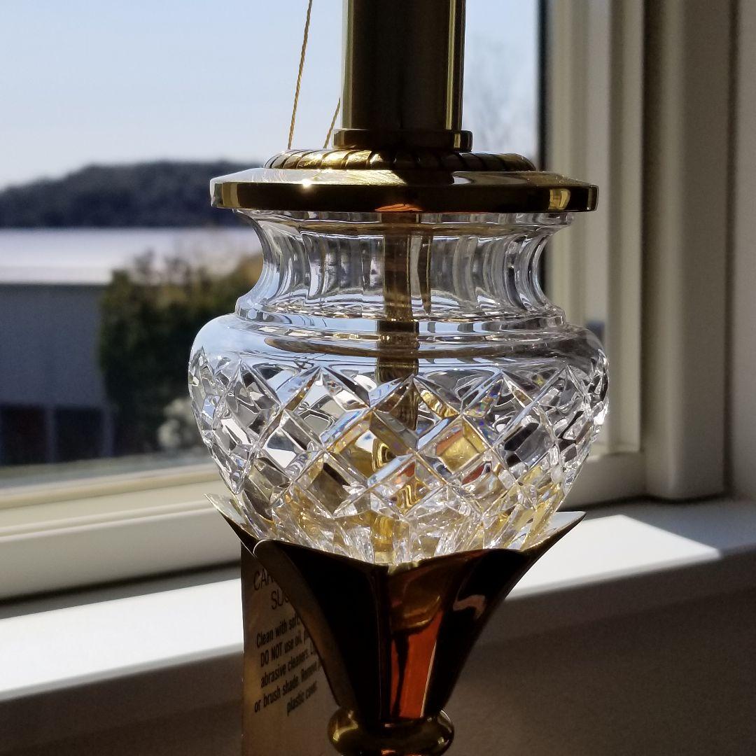 チェコ BOHEMIA ボヘミア クリスタルグラス クラシック インテリアランプ