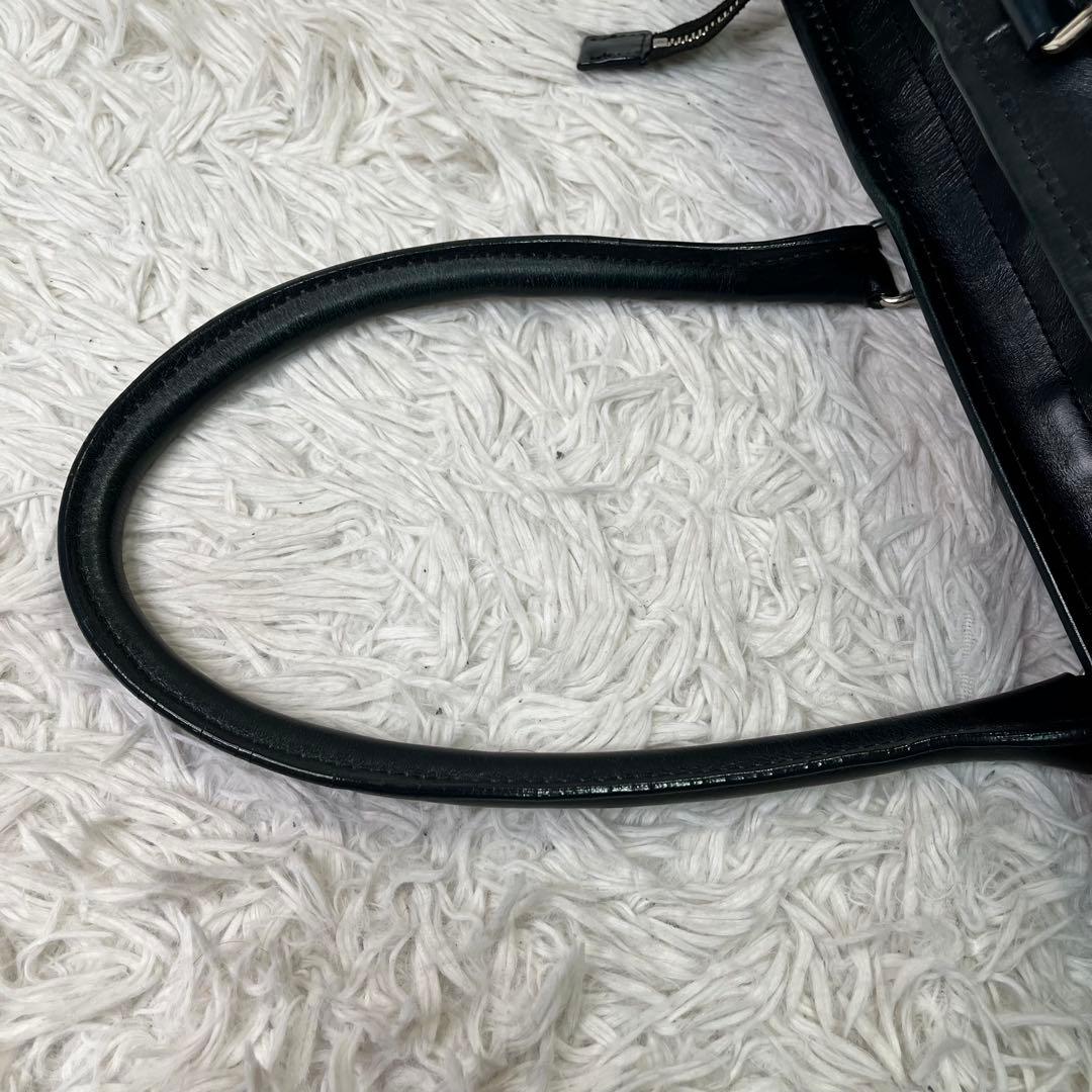 希少✨マッキントッシュフィロソフィー トートバッグ 本革レザー 深緑 肩掛け