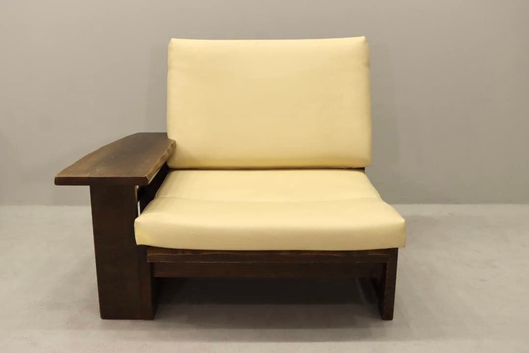 4人掛けソファ イバタインテリア セパレート 木製 ３人掛け 日本製 合皮