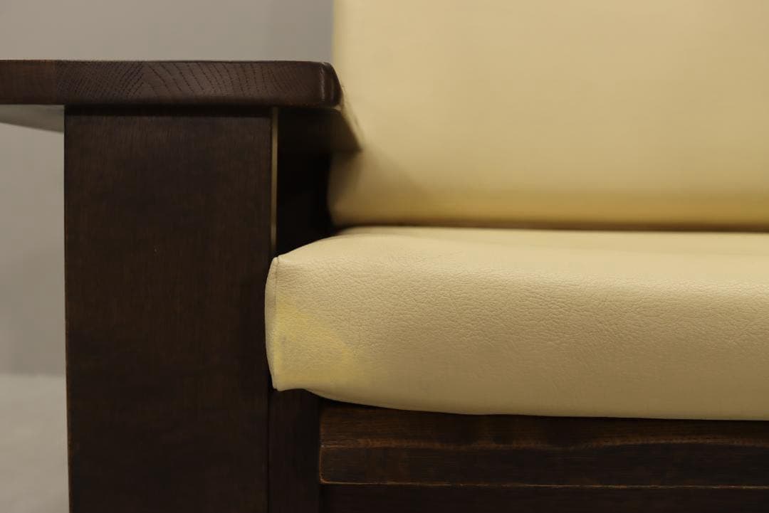 4人掛けソファ イバタインテリア セパレート 木製 ３人掛け 日本製 合皮