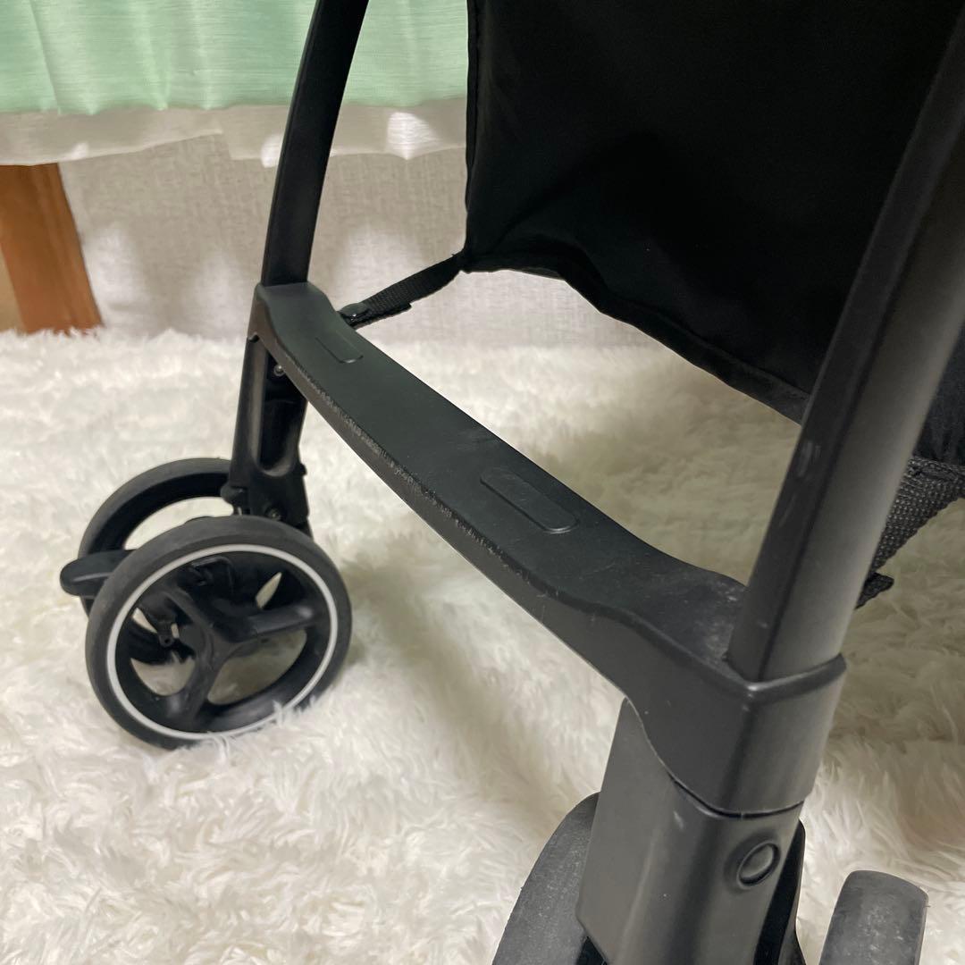 【美品】Aprica アップリカ ラクーナクッション ベビーカー レザーハンドル