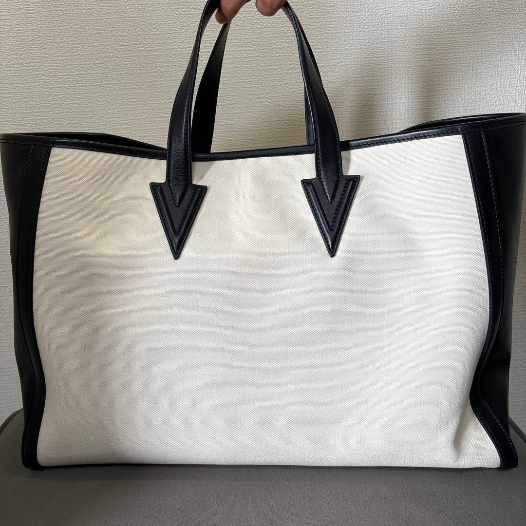 VERSACE トートバッグ ホワイト ブラック美品