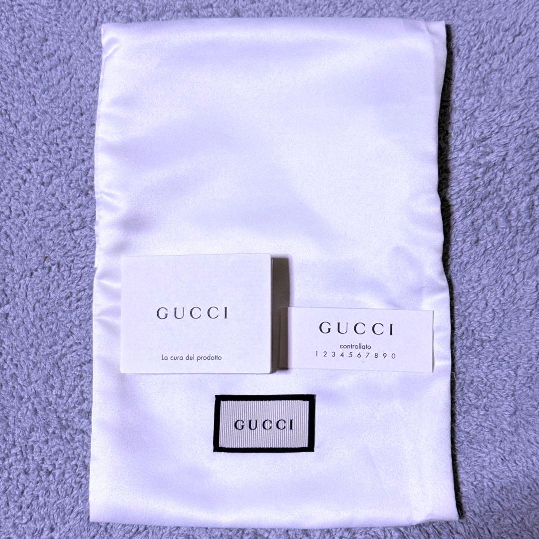 【未使用】GUCCI 折り財布 プチマーモント GG ゴールド金具 小銭入れ