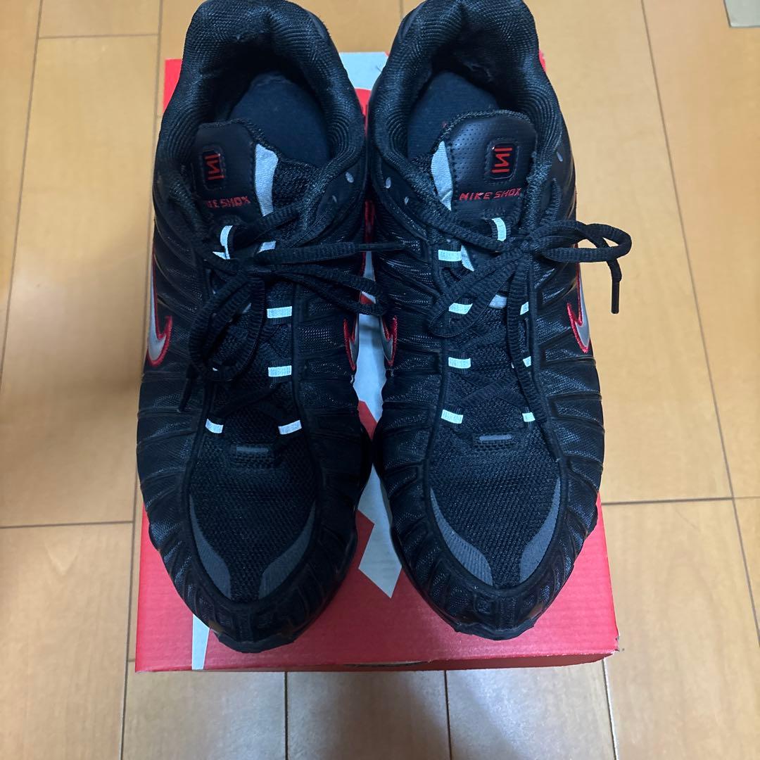靴 Nike Shox TL \"Black/Red/Silver\"