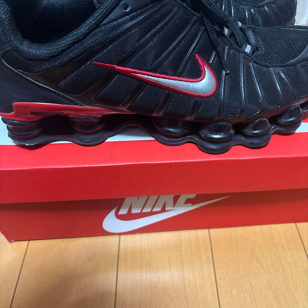 靴 Nike Shox TL \"Black/Red/Silver\"