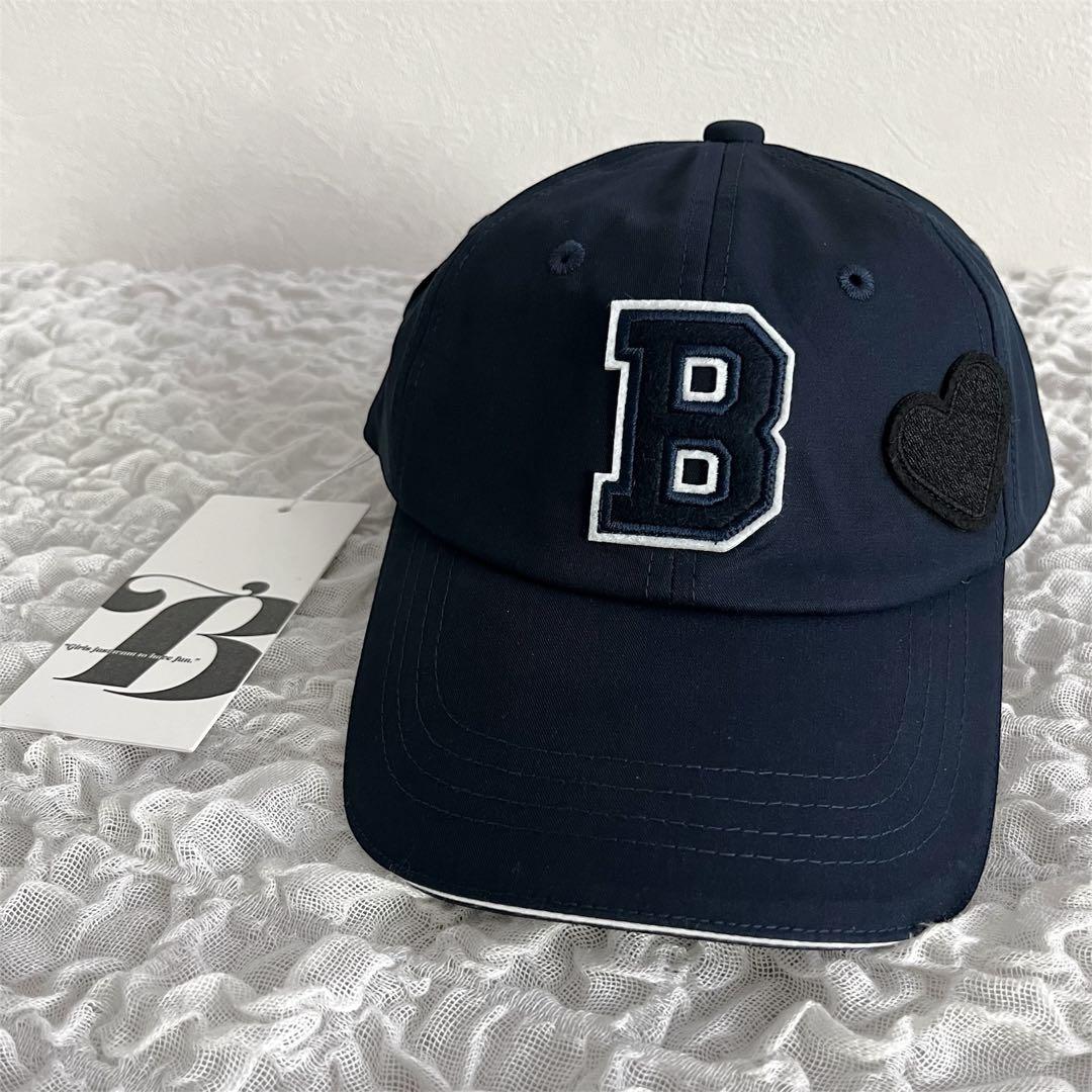 【新品未使用】Bibiy. ロゴキャップ 帽子 ネイビー