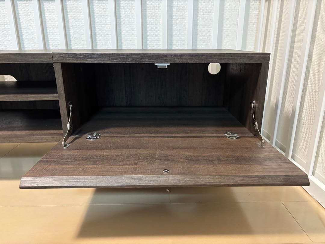 RASIK ワイド テレビボード 幅180cm ブラウン