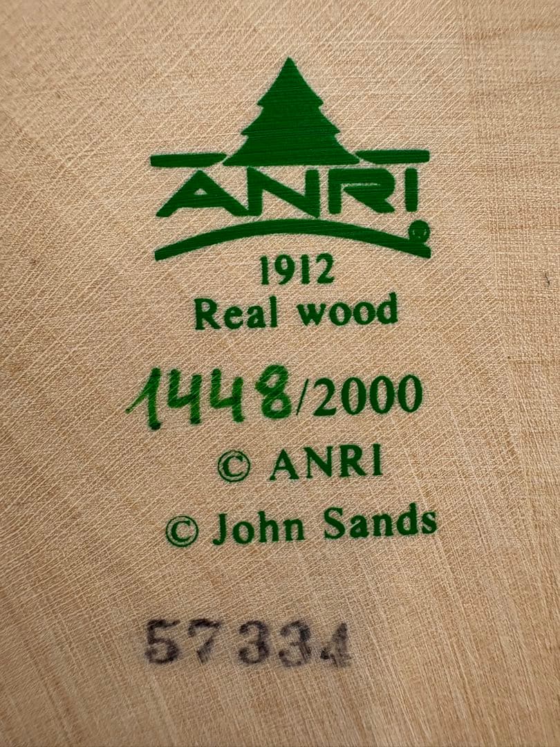 希少　ANRIアンリ　サラ・ケイ【Let’s Play】木彫り人形約16.5cm