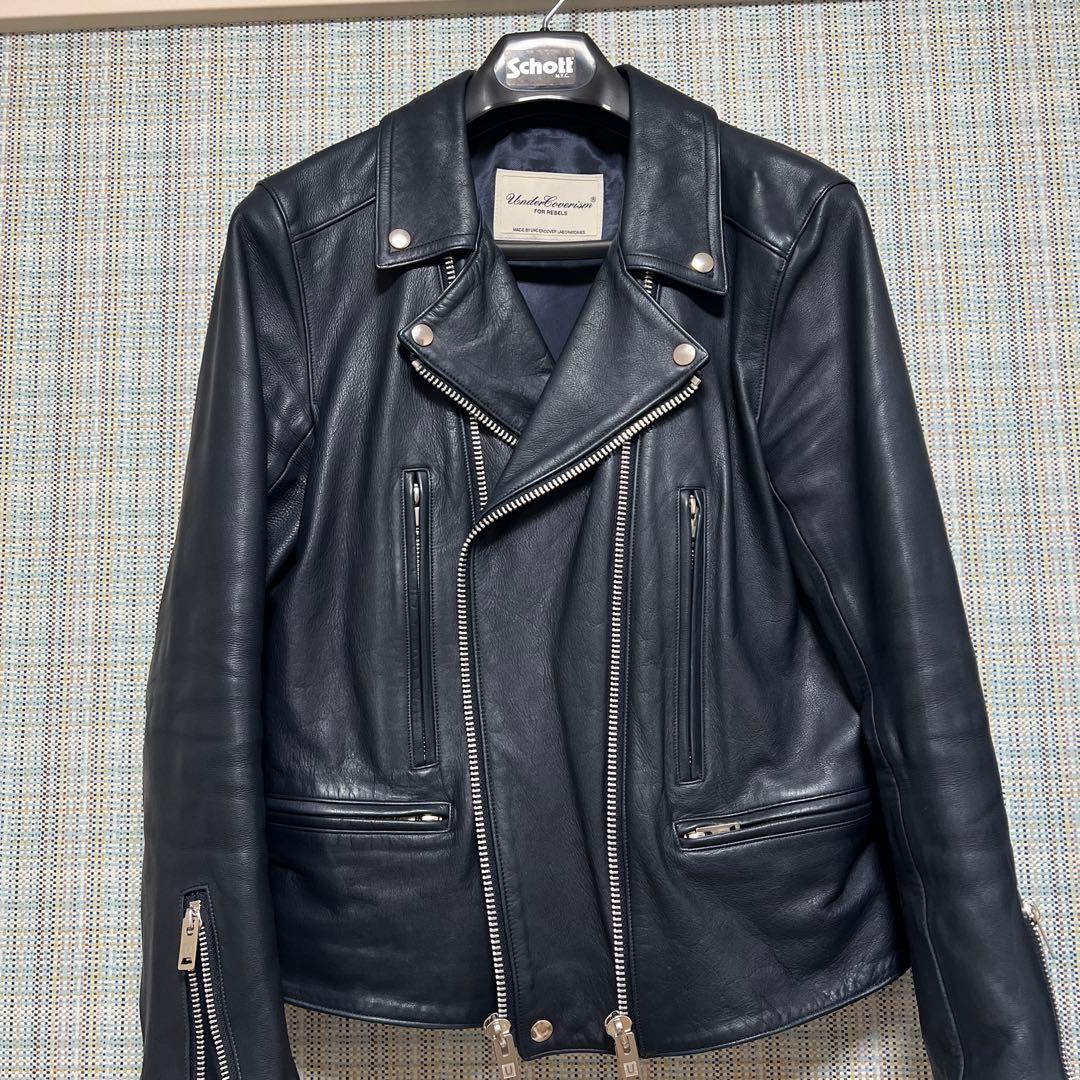 【美品】アンダーカバー　undercover ダブルライダース　サイズ3