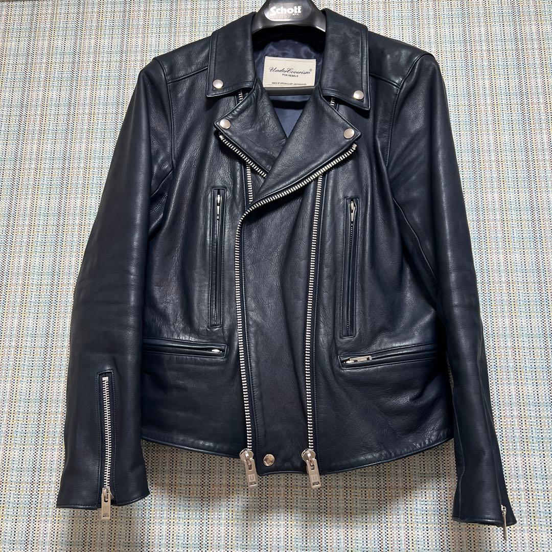 【美品】アンダーカバー　undercover ダブルライダース　サイズ3