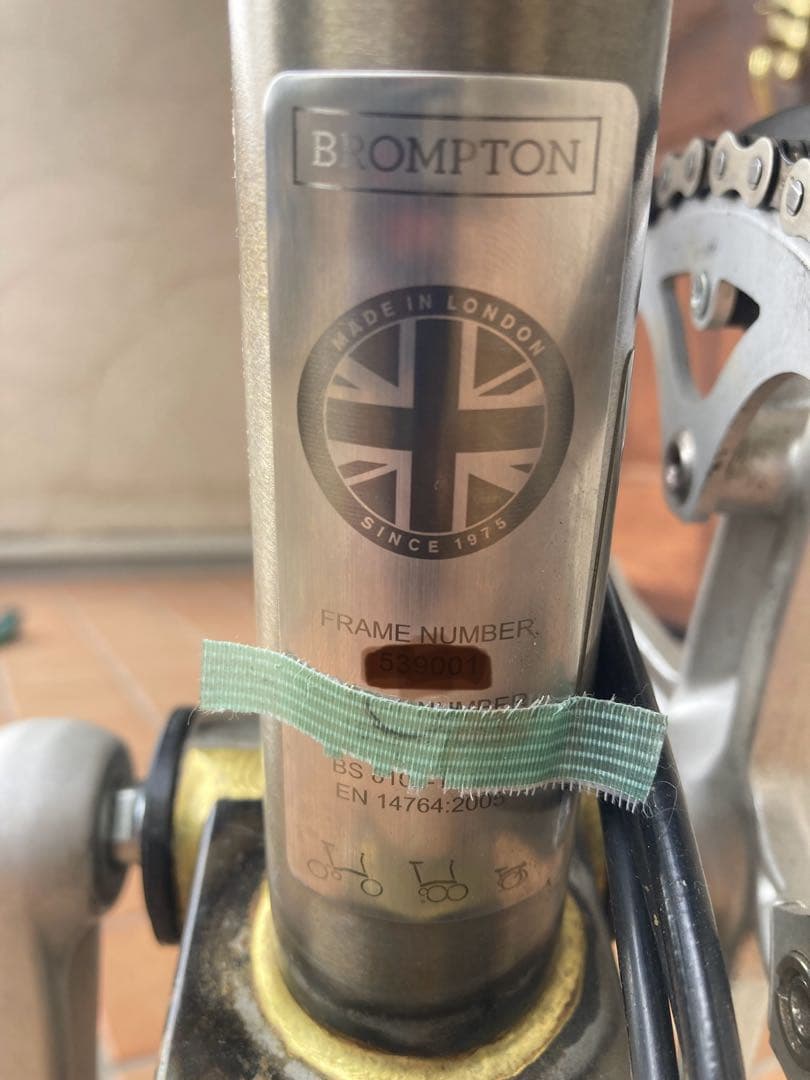 ブロンプトン　M6L　BROMPTON　RAWカラー　2016