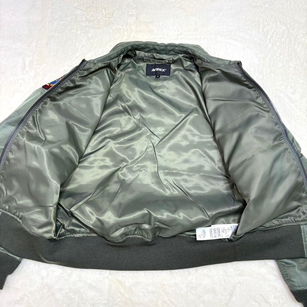 AVIREX CWU36P フライトジャケット トップガン セージグリーン M