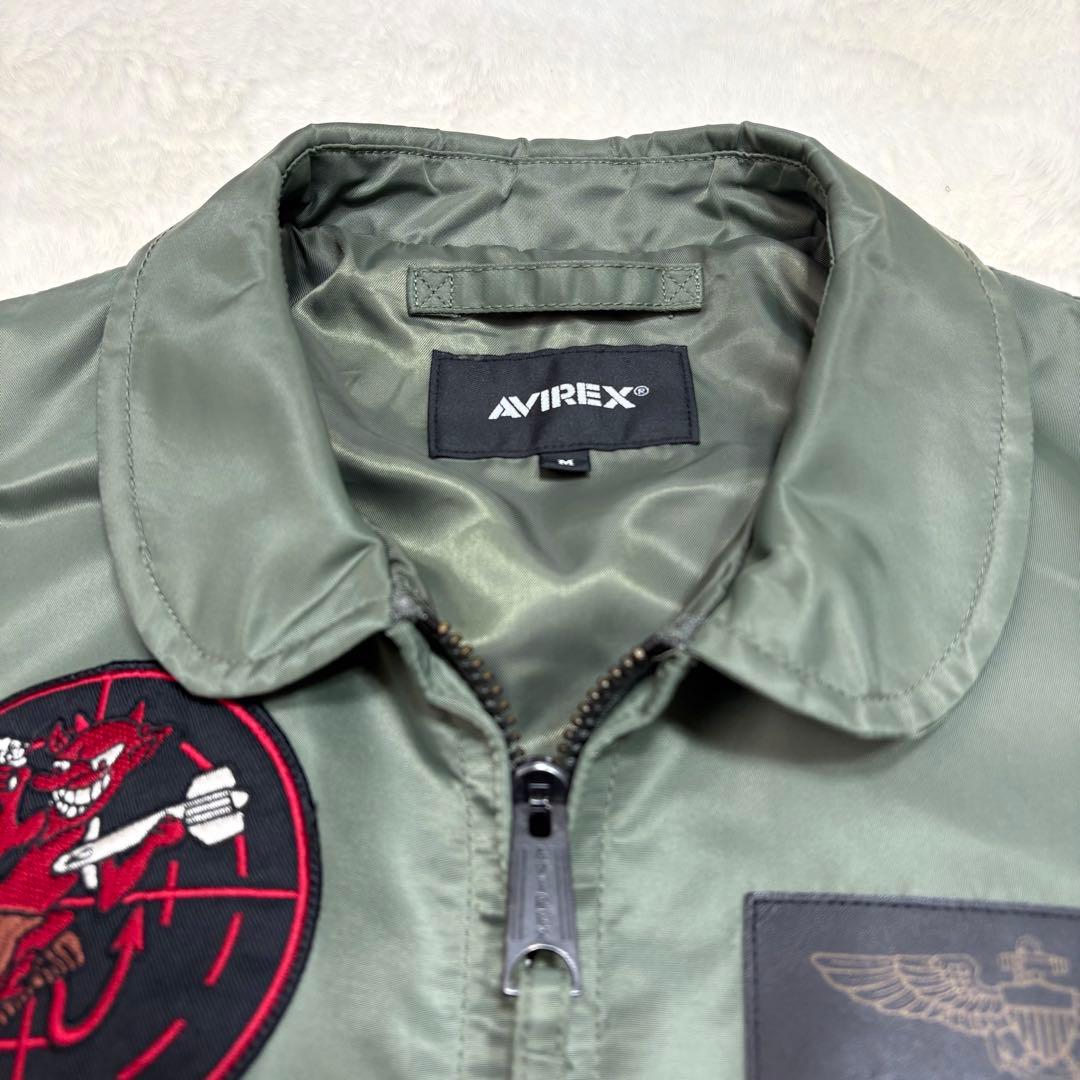 AVIREX CWU36P フライトジャケット トップガン セージグリーン M