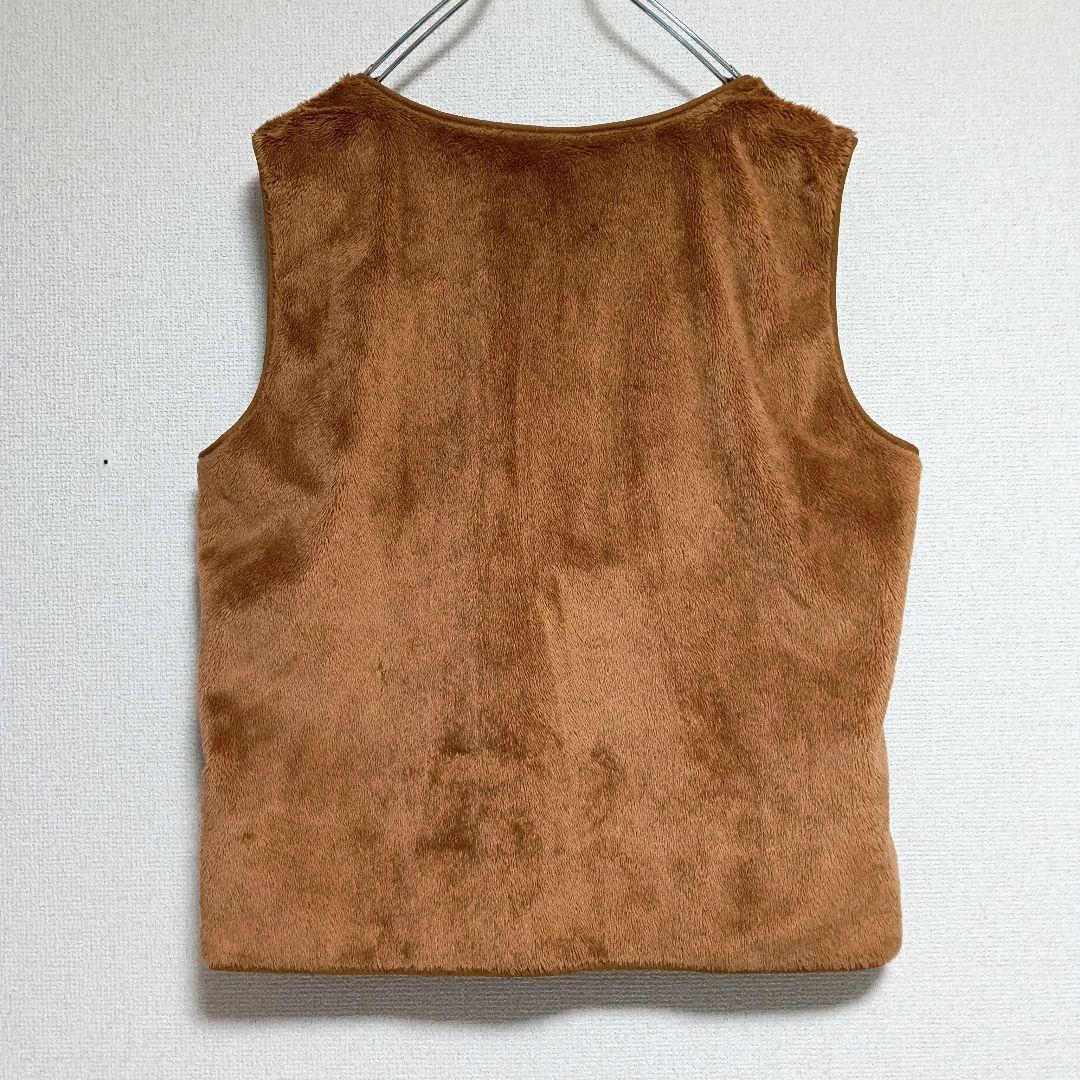 ノースフェイス ホワイトレーベルレザー調ボアインナーアウター ネイビー XL