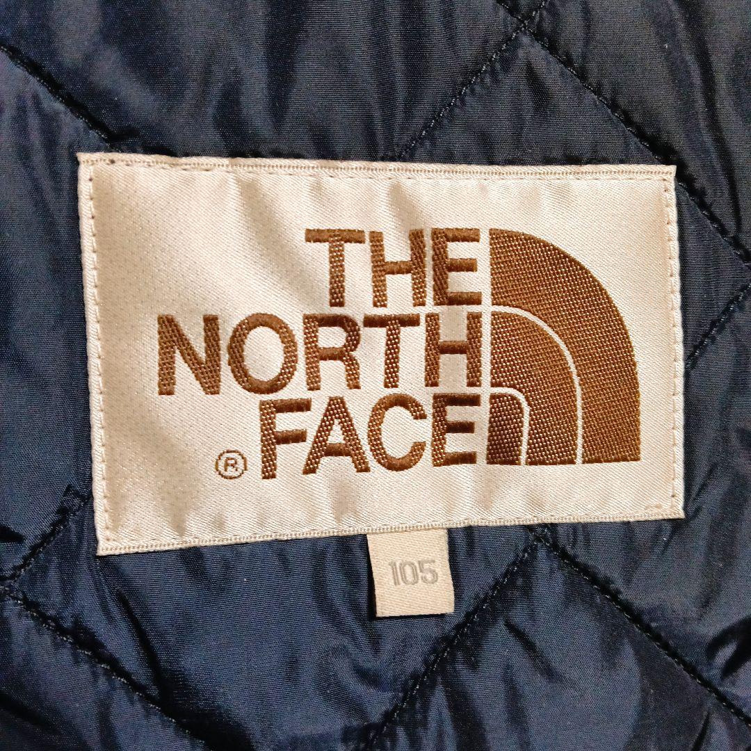 ノースフェイス ホワイトレーベルレザー調ボアインナーアウター ネイビー XL