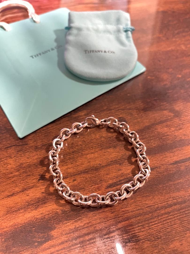 Tiffany & Co. ティファニー ラウンドリンク チェーン ブレスレット