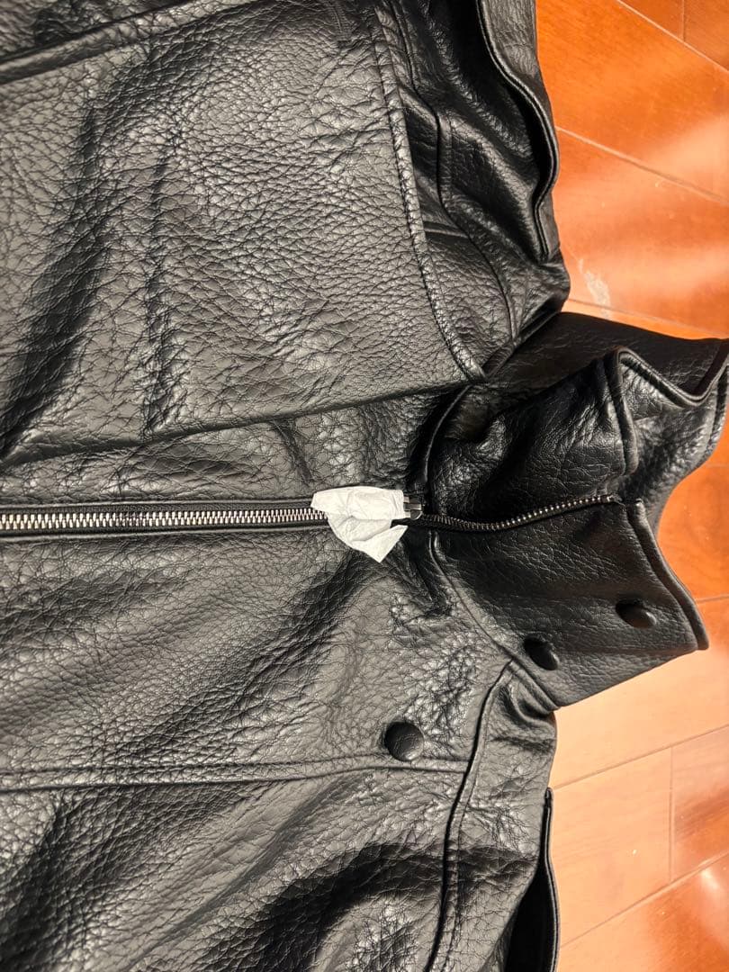 ZARA フェイクレザージャケット　ブラック　新品未使用　Mサイズ